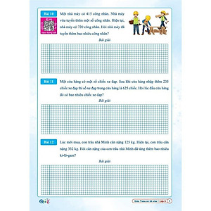 Sách Giải Toán Có Lời Văn Lớp 3 - Chương Trình Mới (1 Cuốn) - Bản Quyền