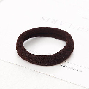 Sét 10 dây buộc tóc bản to HD28 mầu ngẫu nhiên