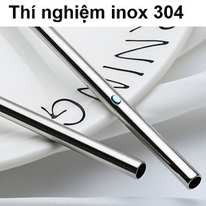 Combo 4 Ống Hút Inox 304 Kèm Cọ Rửa - Hàng Loại 1 - Chính Hãng MINIIN