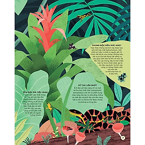 Sách Bách Khoa Tri Thức Dành Cho Trẻ Em - Các Sinh Vật Cực Độc Trên Trái Đất