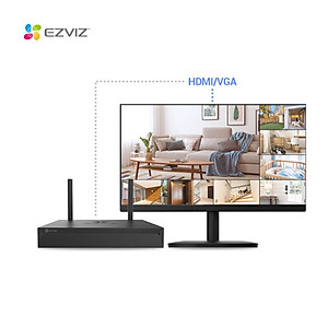 Đầu ghi EZVIZ IP không dây 8 kênh CS-X5S(8W)  4 kênh EZVIZ X5S 4W - hàng chính hãng