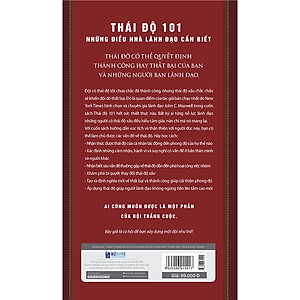 Sách Thái Độ 101 – Những Điều Nhà Lãnh Đạo Cần Biết