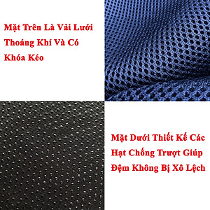 Đệm Ngồi Lót Ghế Chống Trĩ KUNBE, Chất Liệu Cao Su Non Kê Mông Cho Người Đau Xương Cụt Giúp Ổn Định Cột Sống Chống Ê Mỏi