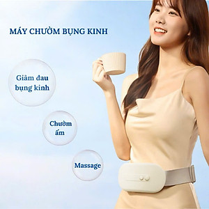 Đai massage chườm ấm bụng ,massa giảm đau bụng kinh Nguyệt cho phụ nữ