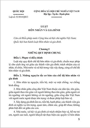 Sách - Luật Hôn nhân và Gia đình (NXB Lao động) - ndbooks