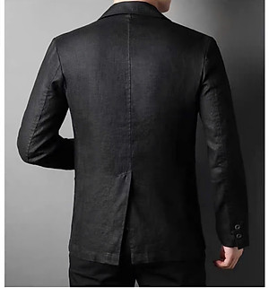 Áo khoác blazer nam tay dài form rộng thiết kế 2 cúc sang trọng,thanh lịch