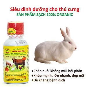 Chế phẩm sinh học VƯỜN SINH THÁI chăn nuôi Vỗ Béo không Mùi Hôi - Vật nuôi chắc thịt lớn nhanh ít bệnh dịch - Thức ăn bổ sung cho lợn gà chó mèo chim