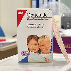 Hộp 20 miếng dán mắt 3M 1539 hỗ trợ nhược thị cho trẻ trên 4 tuổi - cỡ lớn | Sản xuất tại Ba Lan