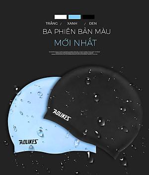 Mũ bơi cao cấp chống nước vào tai Aolikes AL5010