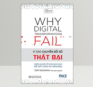 Sách Vì Sao Chuyển Đổi Số Thất Bại (Why Digital Transformations Fail) - Tony Saldanha - PACE Books