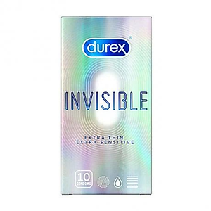 Bao cao su Durex Invisible Extra Thin Extra Sensitive 1 Hộp 10 Bao