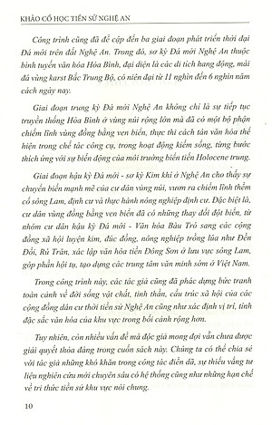 Khảo Cổ Học Tiền Sử Nghệ An 