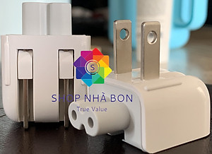 Đầu cắm nguồn dành cho sạc Macbook Macbook Air Macbook Pro ( dạng 2 chấu ) - Hàng Nhập Khẩu