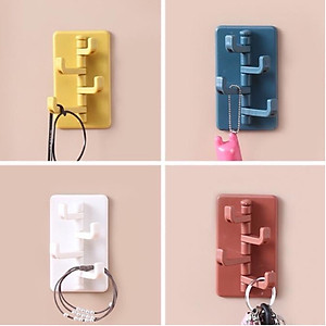 Móc treo đồ dán tường đa năng 4 chấu hình cây thông chắc chắn tiện dụng - móc treo chìa khóa, vật dụng, quần áo tiện lợi