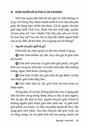 Tủ Sách Giáo Dục Giới Tính (Tập 3) - Bạn Gái - Bạn Trai