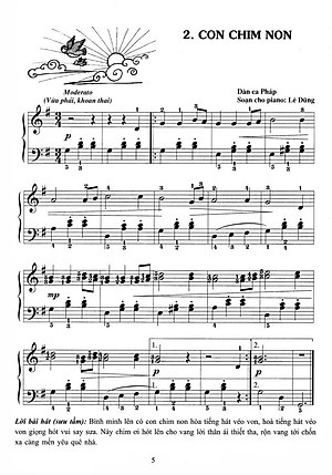 Sách Piano Cho Thiếu Nhi - Tập 4 (Kèm CD + links tải MP3)