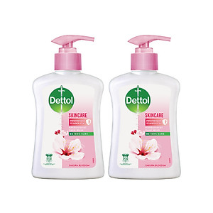 Combo 2 chai nước rửa tay Dettol kháng khuẩn dưỡng da - Chai 250g