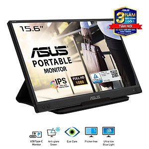 Màn Hình Di Động ASUS ZenScreen MB166C 15.6" IPS Full HD USB-C - Hàng Chính Hãng