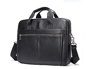 Túi xách nam da bò thật cao cấp phong cách mới 15,6"