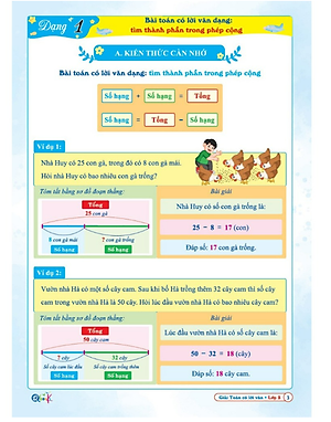 Sách - Giải toán có lời văn lớp 3 - chương trình mới