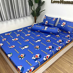 Ga chống thấm 1m2x2m 1m4x2m, 1m6x2m, 1m8x2m, 2xm2m LoveMama họa tiết Doremon