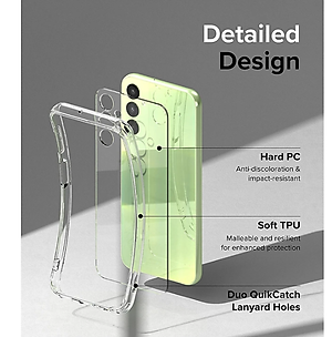 Ốp lưng silicon dẻo cho Samsung Galaxy A05s trong suốt mỏng 0.6mm độ trong tuyệt đối chống trầy xước - hàng nhập khẩu