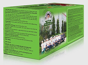 Trà Tim Sen Linh Chi Vị Thanh Mát Hỗ Trợ Cải Thiện Giấc Ngủ Da Đẹp Dáng Xinh Hộp 25 gói - Thương Hiệu Hùng Phát