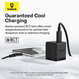 Bộ Cốc sạc và Cáp sạc nhanh Baseus Super Si PD 20W CCCJGCC for iPhone 12 (Hàng chính hãng)