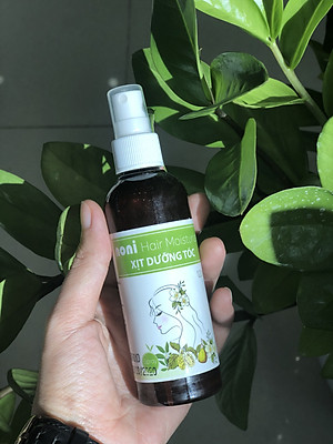 Xịt dưỡng tóc Trái nhàu – Noni Hair Moisturizer 120 ml - Tóc mềm mại, thơm dịu nhẹ, mộc mạc với hương hoa Nhài tự nhiên