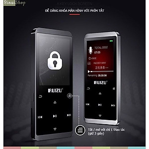 Máy nghe nhạc loa ngoài Ruizu D02 4GB (Không Bluetooth) - Hàng Chính Hãng