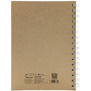 Sổ Vẽ Lò Xo A5 30 Tờ - Drawing Five Stars - Space Art 8664