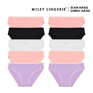Combo 10 Quần Lót Nữ Thun Lạnh Trơn Comfort Miley Lingerie BMS - Giao màu ngẫu nhiên
