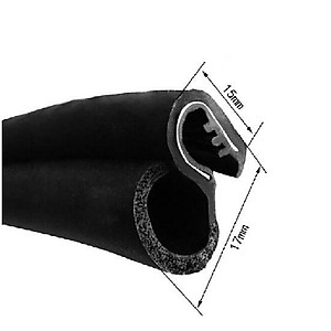 Gioăng Cột B Nẹp Cánh Cửa Ô Tô - Gioăng Cột B Lõi Thép 1 bộ 2 lắp vừa 2 cửa