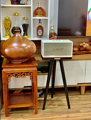 Chân loa Marshall Stand Decor- gỗ tần bì cao cấp (4 màu: Đen, Nâu, Vàng, Trắng) - Hàng chính hãng 