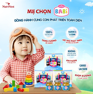 Nước Yến Sào Cho Bé NutriNest Babi Bổ Sung Dưỡng Chất Hũ 42g