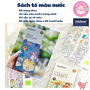 Đồ chơi Tranh tô màu nước Mideer Watercolor Painting