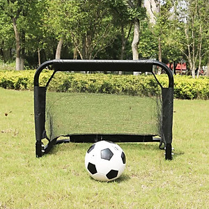 Khung thành bóng đá mini ( tặng kèm bóng) kích thước 90 x 60 x 60cm (dài x rộng x cao), phù hợp chơi trong diện tích nhỏ, có thể gập gọn dễ dàng