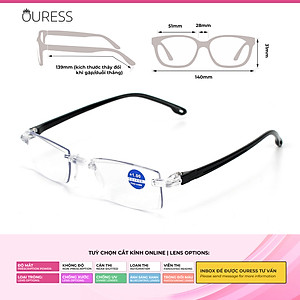 Gọng kính lão khoan ốc ( độ sẵn ) cao cấp OURESS chính hãng