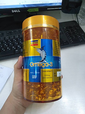 Thực Phẩm Chức Năng Viên Uống Dầu Cá Hồi Costar Omega 3 1000mg - Hộp 365 Viên