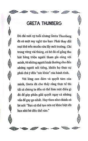 Sách Greta Thunberg Chiến Binh Vì Hành Tinh Xanh 9+