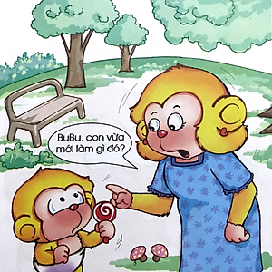 Sách Bé Học Lễ Giáo - Bubu Tập 4: Bubu Xả Rác (Tái Bản)