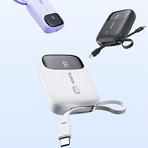 Pin Sạc Dự Phòng Yoobao Z5 (LR10) 10000mAh chuẩn 3C/CCC Sạc Nhanh PD20W, Tích Hợp Cáp Sạc L & Type-C - Hàng chính hãng