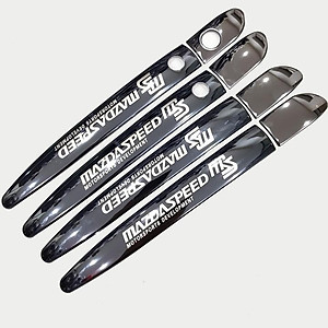 Bộ Ốp tay nắm cửa, Hõm cửa xe Mazda CX-5, CX5 vân Titan