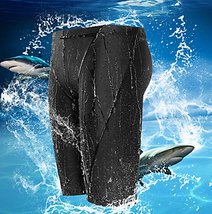 Quần Bơi Lửng Cho Nam Với Thiết Kế Vảy Cá Mập Yesure Chống Thấm Nước , Nhanh Khô Tặng Kèm Nón Bơi Vải chống nước, có thể dùng cho vận động viên chuyên nghiệp hoặc người có sở thích đi bơi