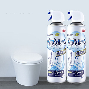 Chai Xịt Bọt Làm Sạch Vệ Sinh Bồn Cầu Toilet Dung Tích 500 Ml Tẩy Rửa Mọi Vết Bẩn Hương Chanh Thơm Mát