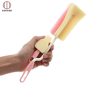 Dụng cụ cọ rửa bình sữa có đầu mút mềm Kokubo - Nội địa Nhật Bản