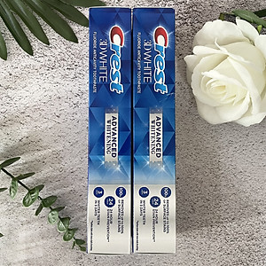 Kem đánh răng Crest 3D Advanced Triple Whitening 158g (Mỹ)
