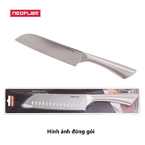 [HÀNG CHÍNH HÃNG] Bộ dao 3 cỡ vừa Neoflam, Lưỡi thép cacbon 3CR14 sắc, bền bỉ, cán dao làm bằng inox 430 không gỉ.