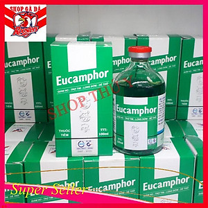 Eucamphor Giảm Ho, Trợ Tim, Long Đờm Dễ Thở Cho Gà Đá Chai 100 ml