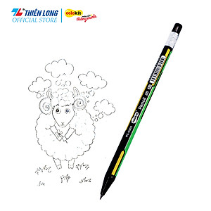 Combo 10 Bút chì bấm Neon 2B Thiên Long Colokit PC-C002